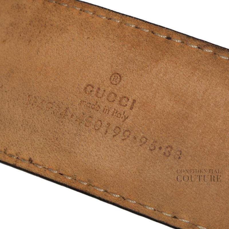GG Guccissima Brown Leather Belt | 95/38