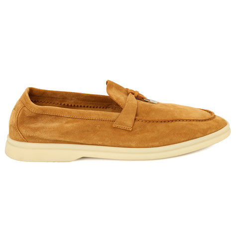 Summer Charm Walk Loafers Size: 38.5 London Gold