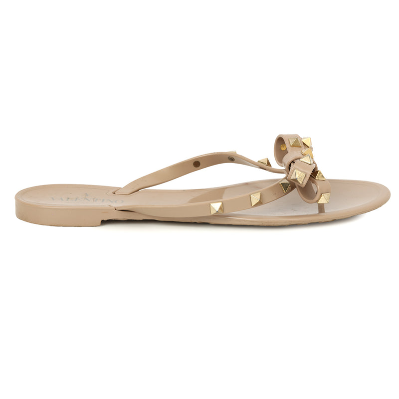 Rockstud Rubber Slipper Size: 39