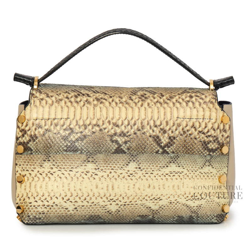 Lockett Multicolor Snakeskin Top Handle Bag