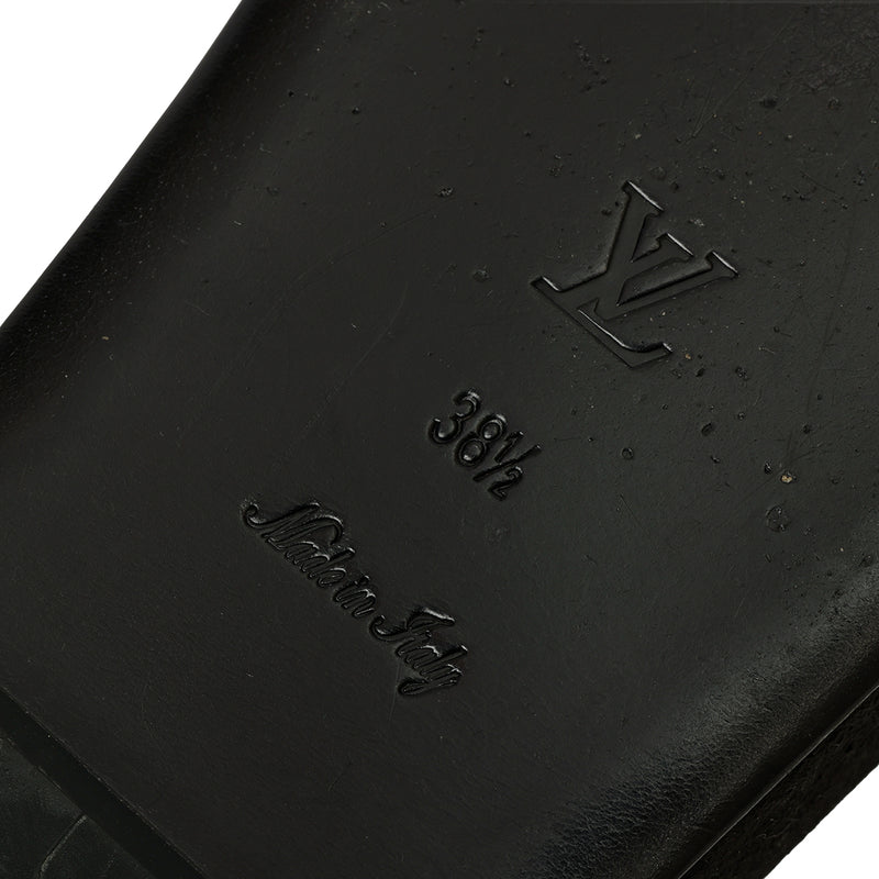 Pre loved louis vuitton black slides price in india