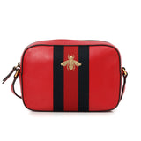 Red Webby Bee Crossbody Bag