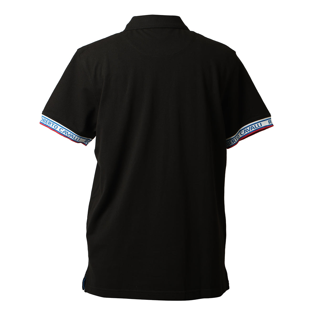100% Cotton Black Polo With RC Monogram And Logo Tshirt- XL