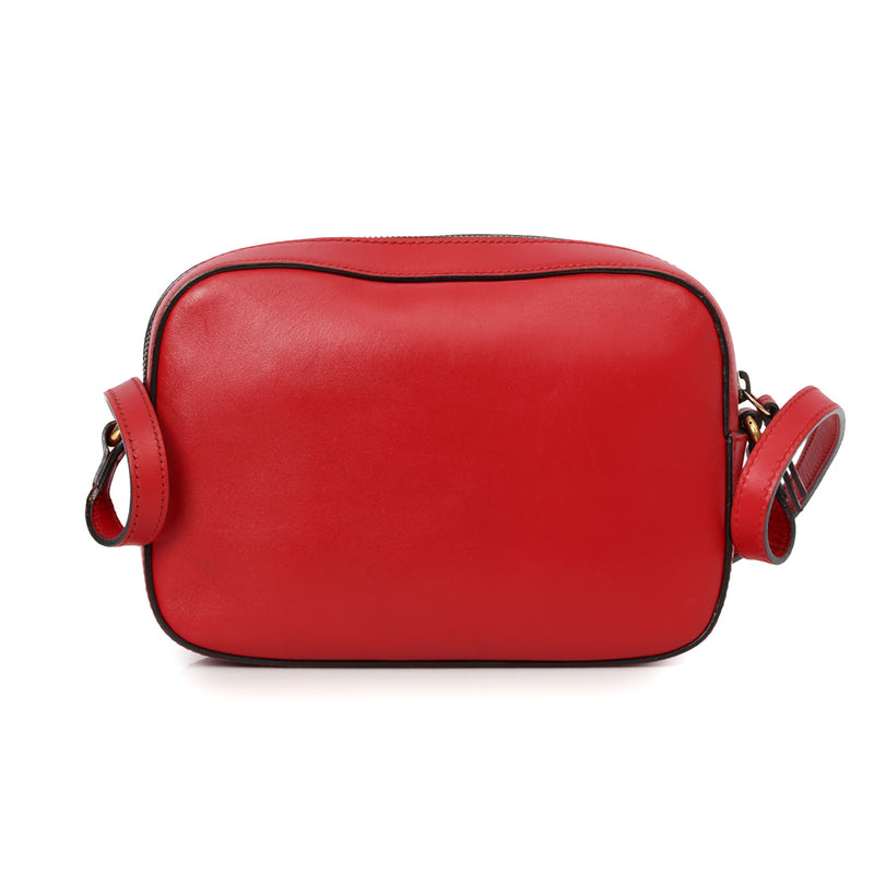 Women pre loved gucci red crossbody bag