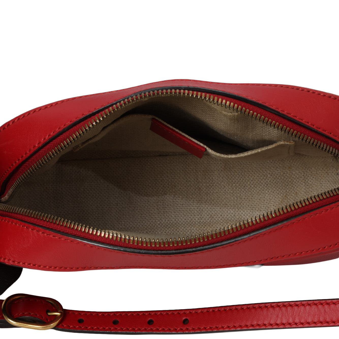 Red Webby Bee Crossbody Bag