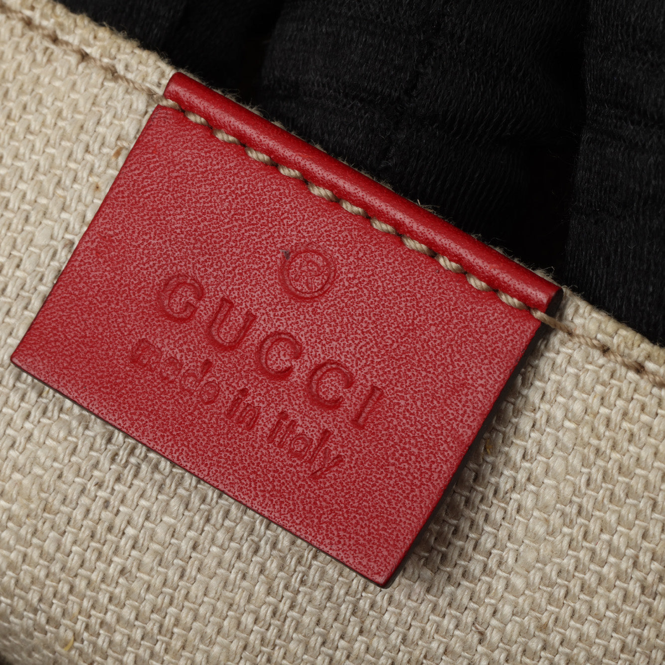 Red Webby Bee Crossbody Bag