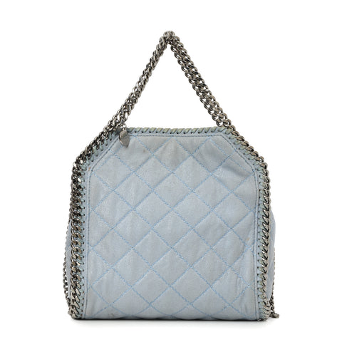 Powder Blue Falabella Mini Tote Bag