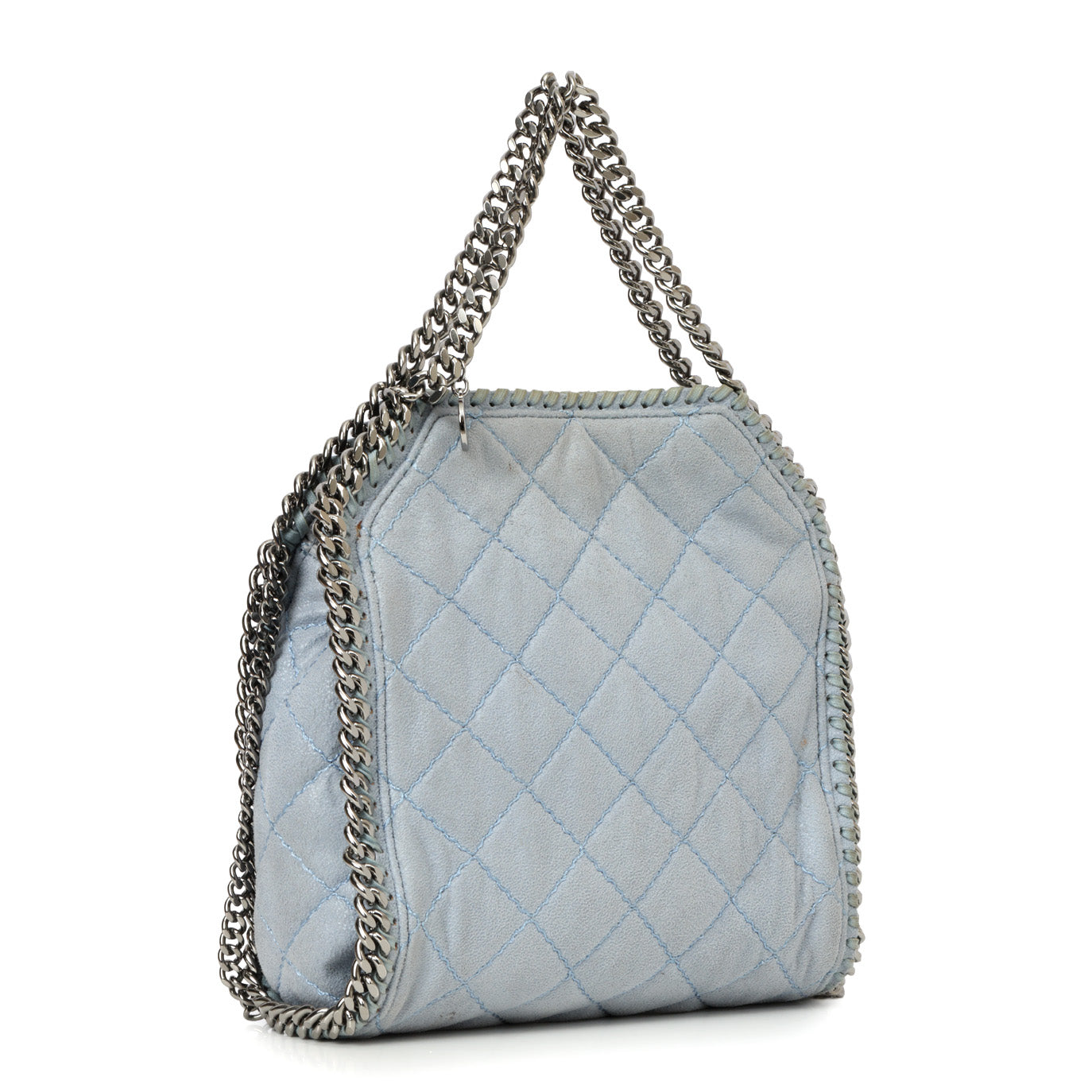 Powder Blue Falabella Mini Tote Bag