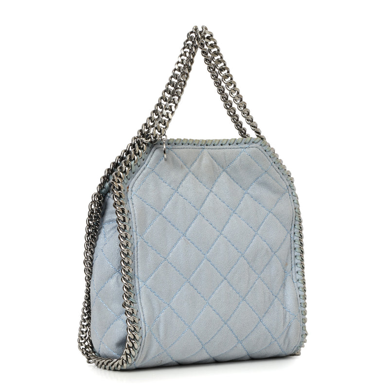 Pre-loved Stella McCartney Powder Blue Falabella Mini Tote Bag