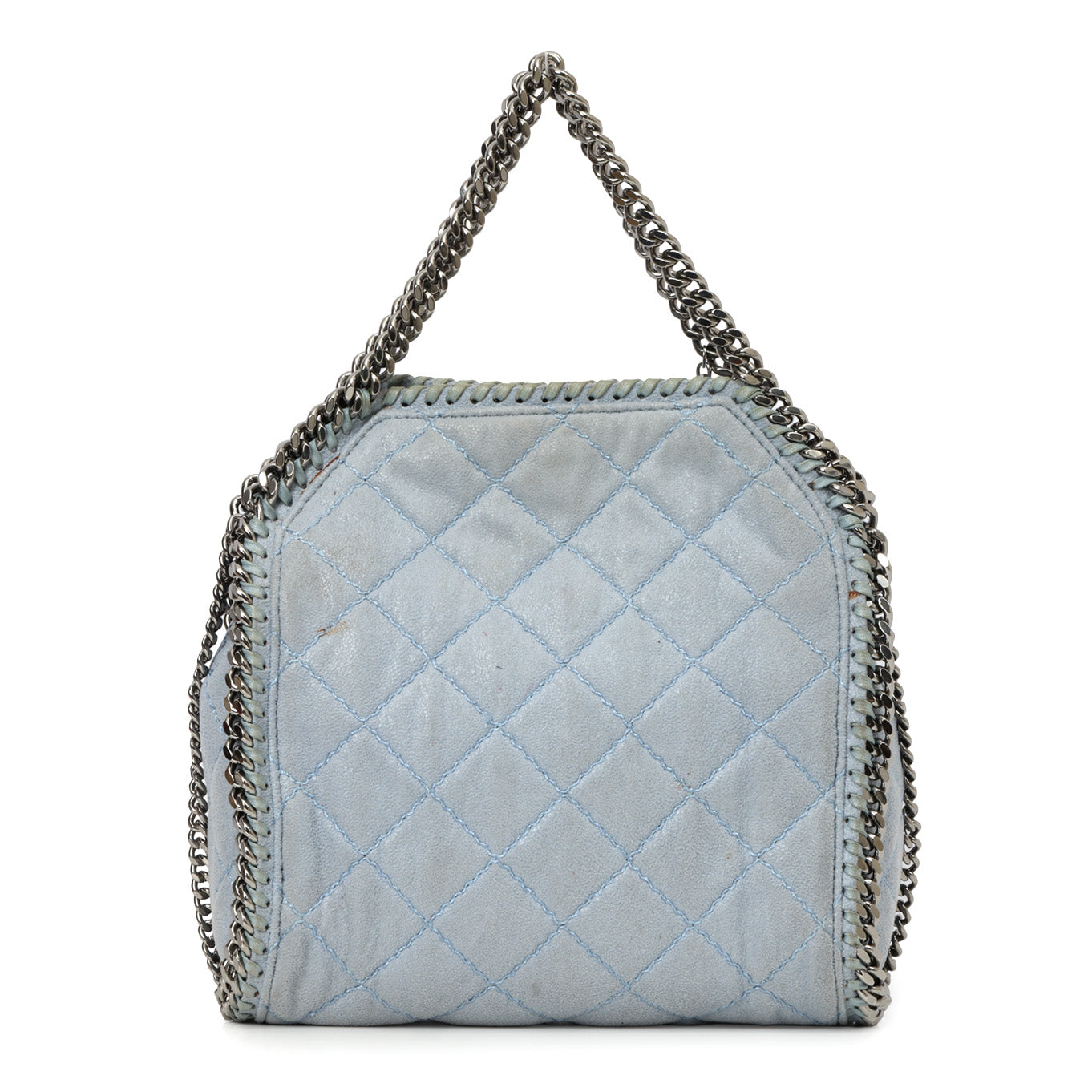 Powder Blue Falabella Mini Tote Bag