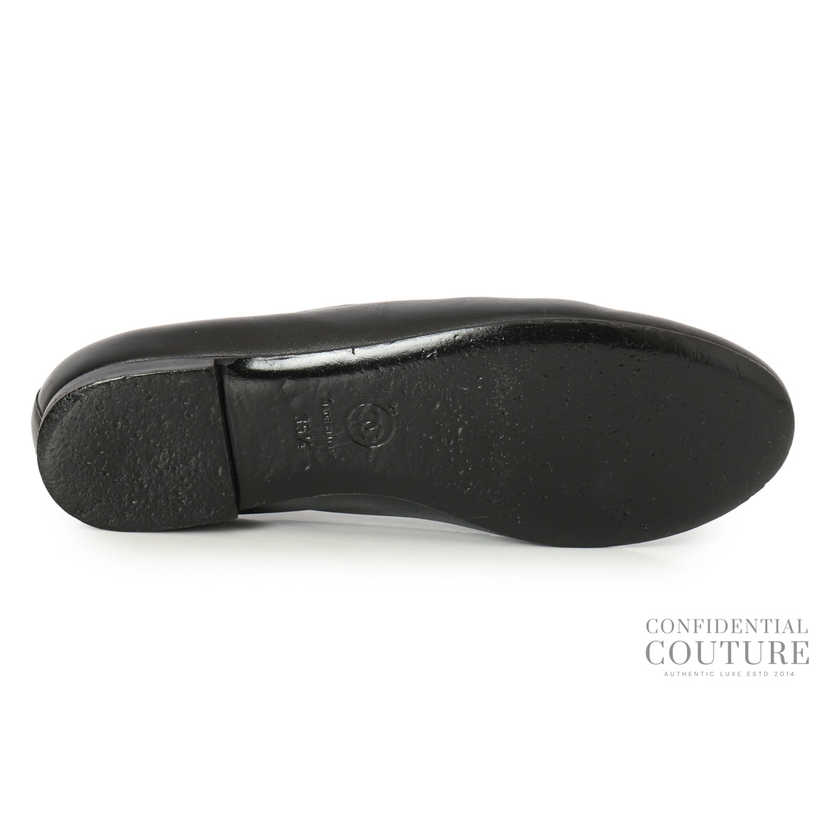 CC Moccasin Black Leather Loafers | EU 35.5