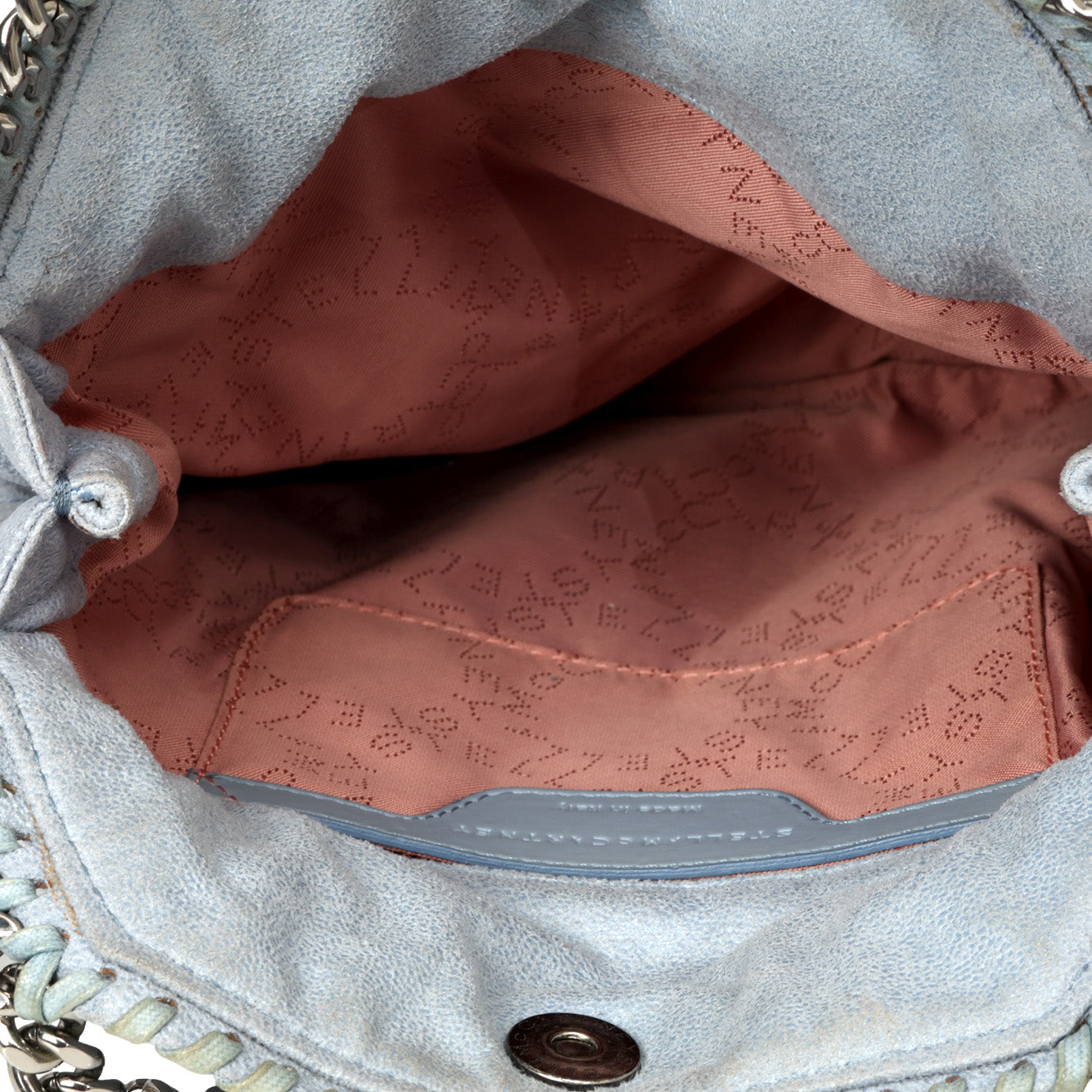 Powder Blue Falabella Mini Tote Bag
