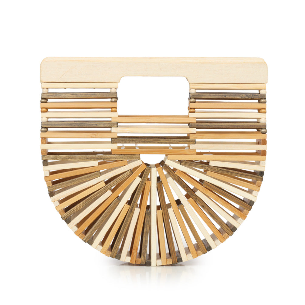 Arc Bamboo Small Top Handle Bag
