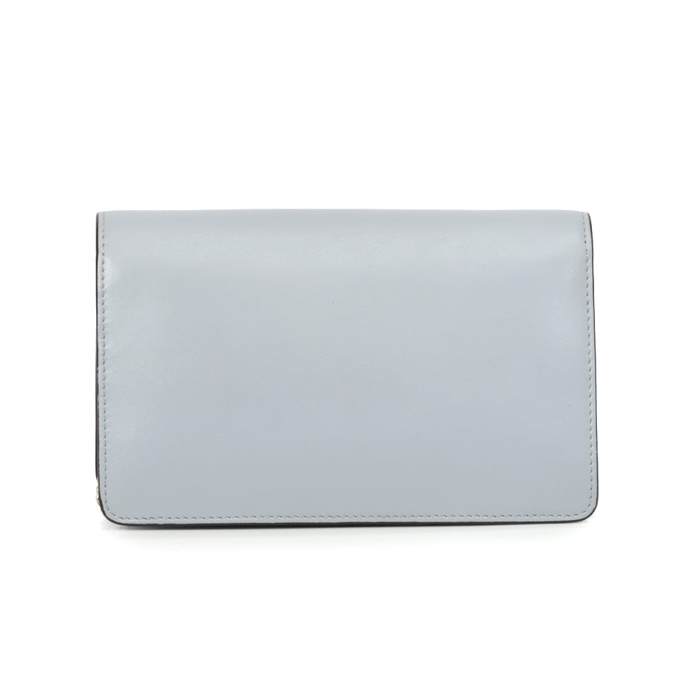 Grey Rainbow Studs Tube Wallet On Chain Bag