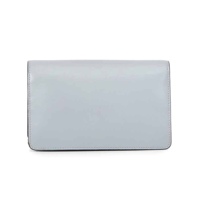 Grey Rainbow Studs Tube Wallet On Chain Bag