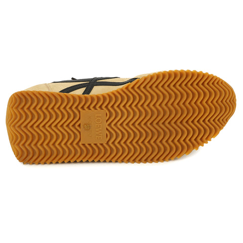 Gold/Black  Flow Runner In Nylon And Suede Size: 39