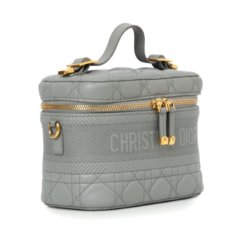Grey Small Travel Vanity Case