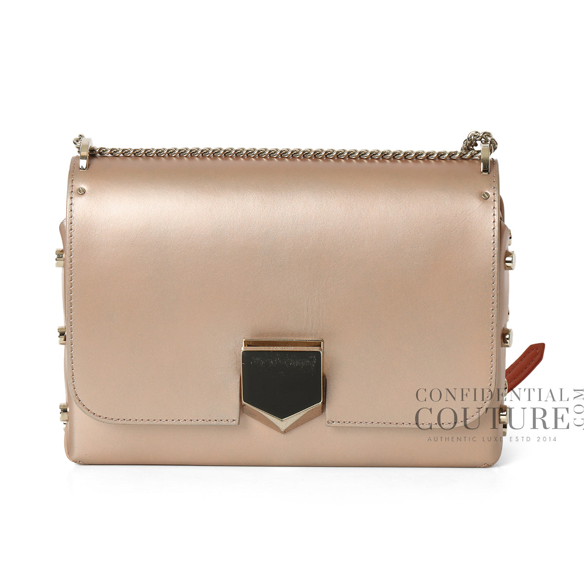 Metallic Rose Medium Lockett Bag