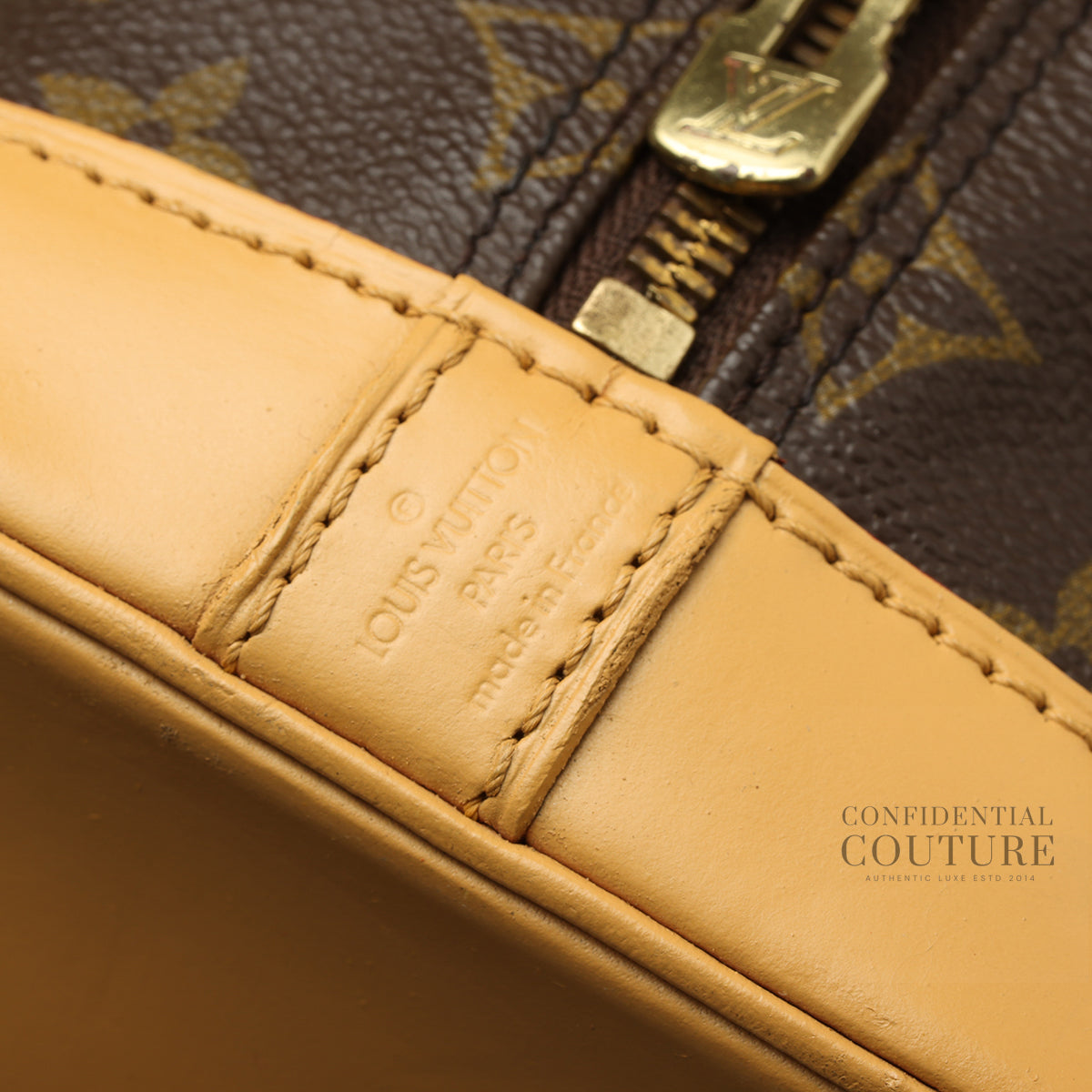 Monogram Canvas Alma MM Bag