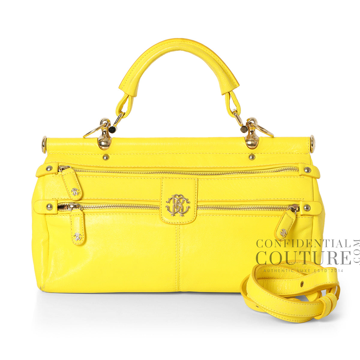 Cavalli Yellow Diva Bag