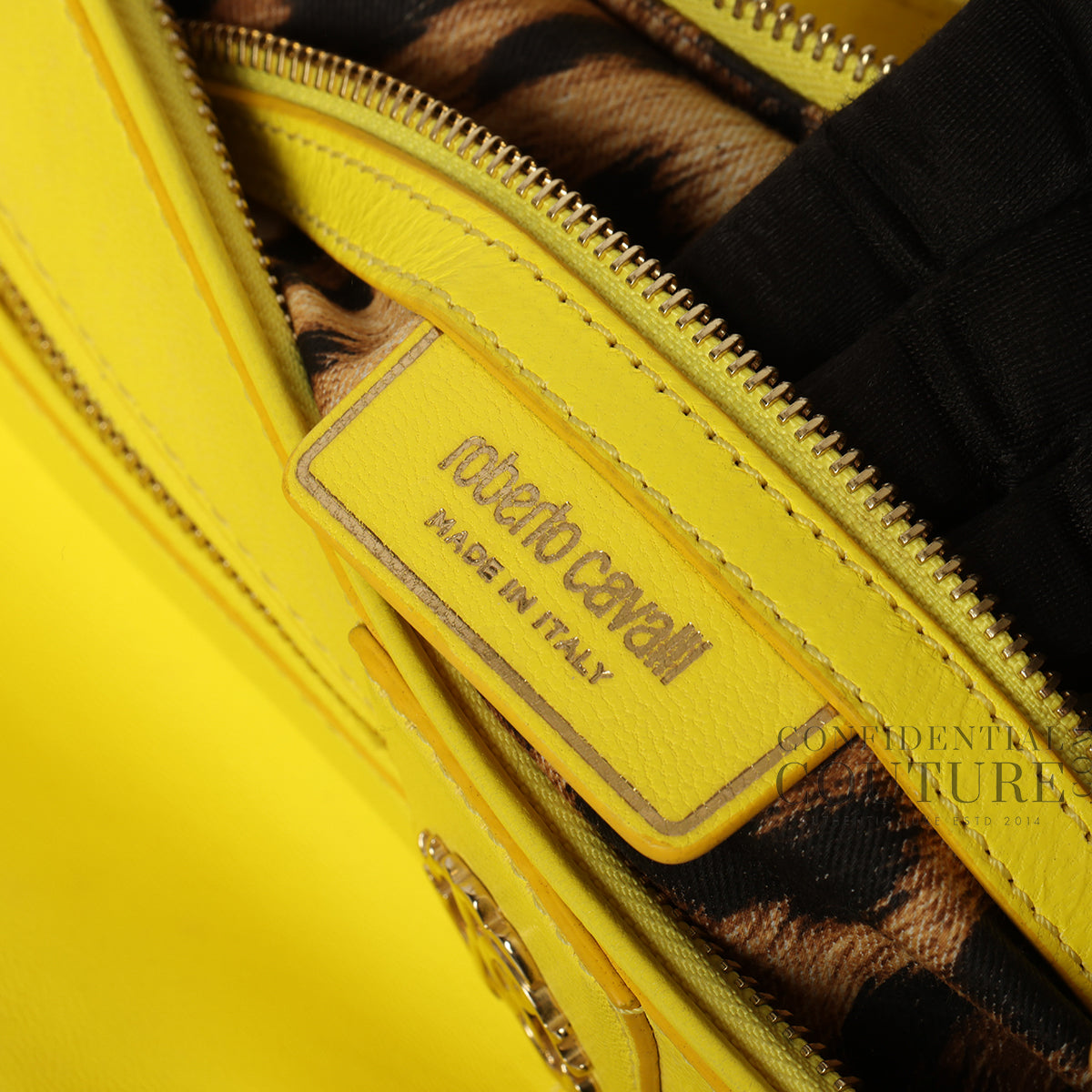 Cavalli Yellow Diva Bag