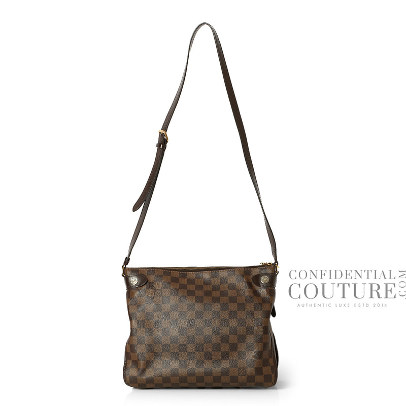Damier Ebene Canvas Duomo Crossbody Bag