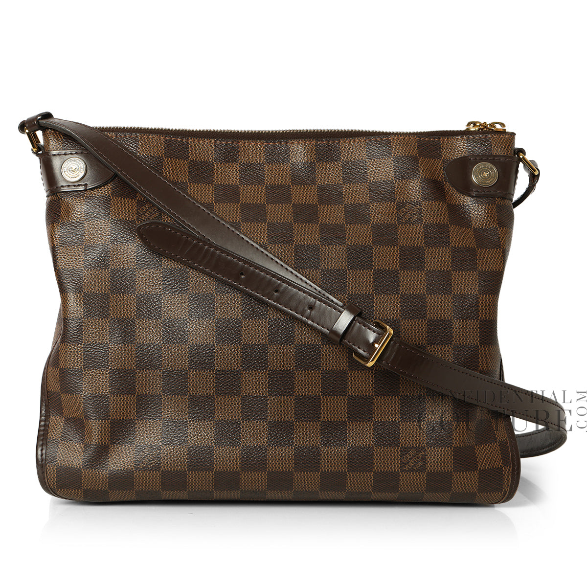Damier Ebene Canvas Duomo Crossbody Bag