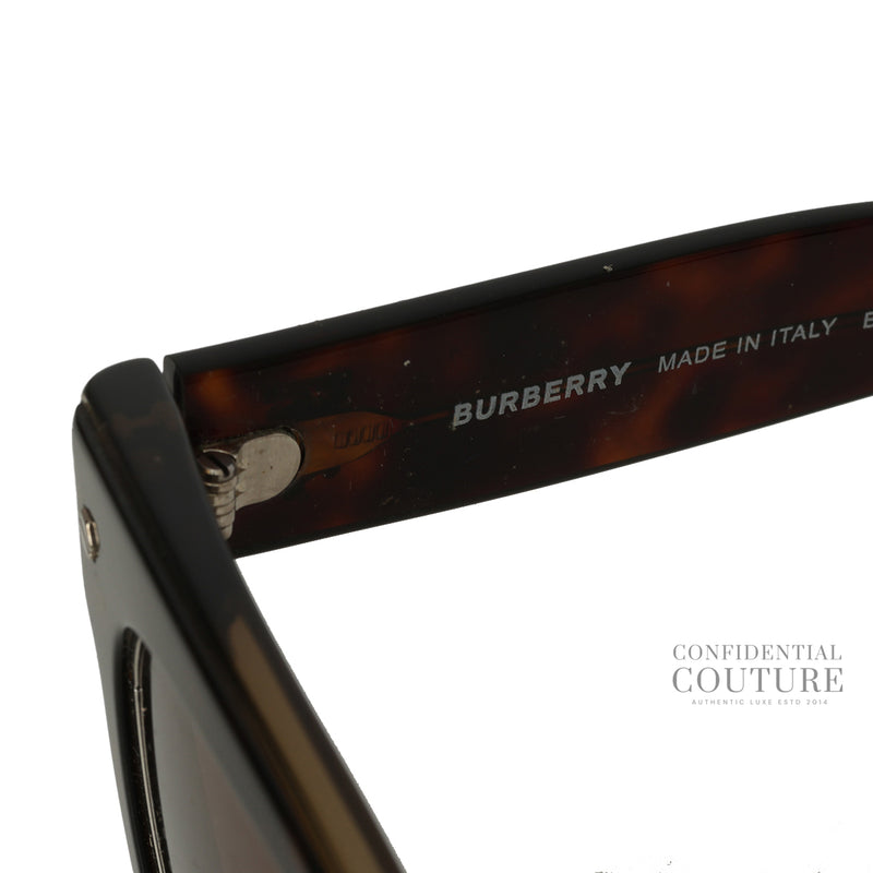 pre-loved Burberry B4307 Turtle shell Sunglasses