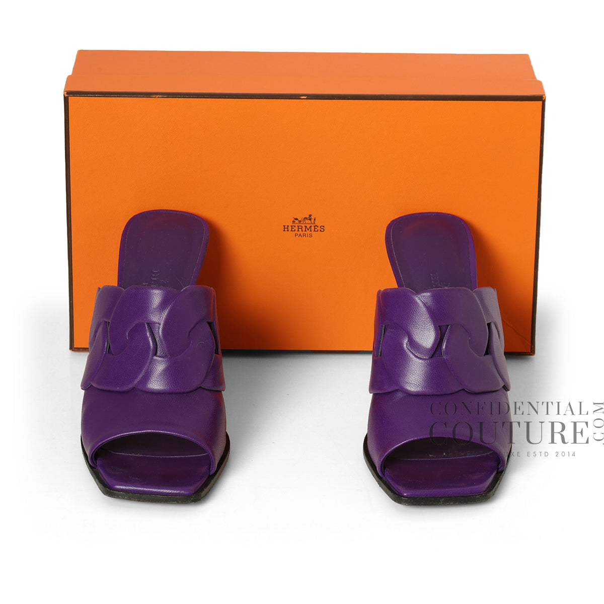Hanna 95 Purple Lambskin  Sandals- EU 36