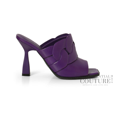 Hanna 95 Purple Lambskin  Sandals- EU 36