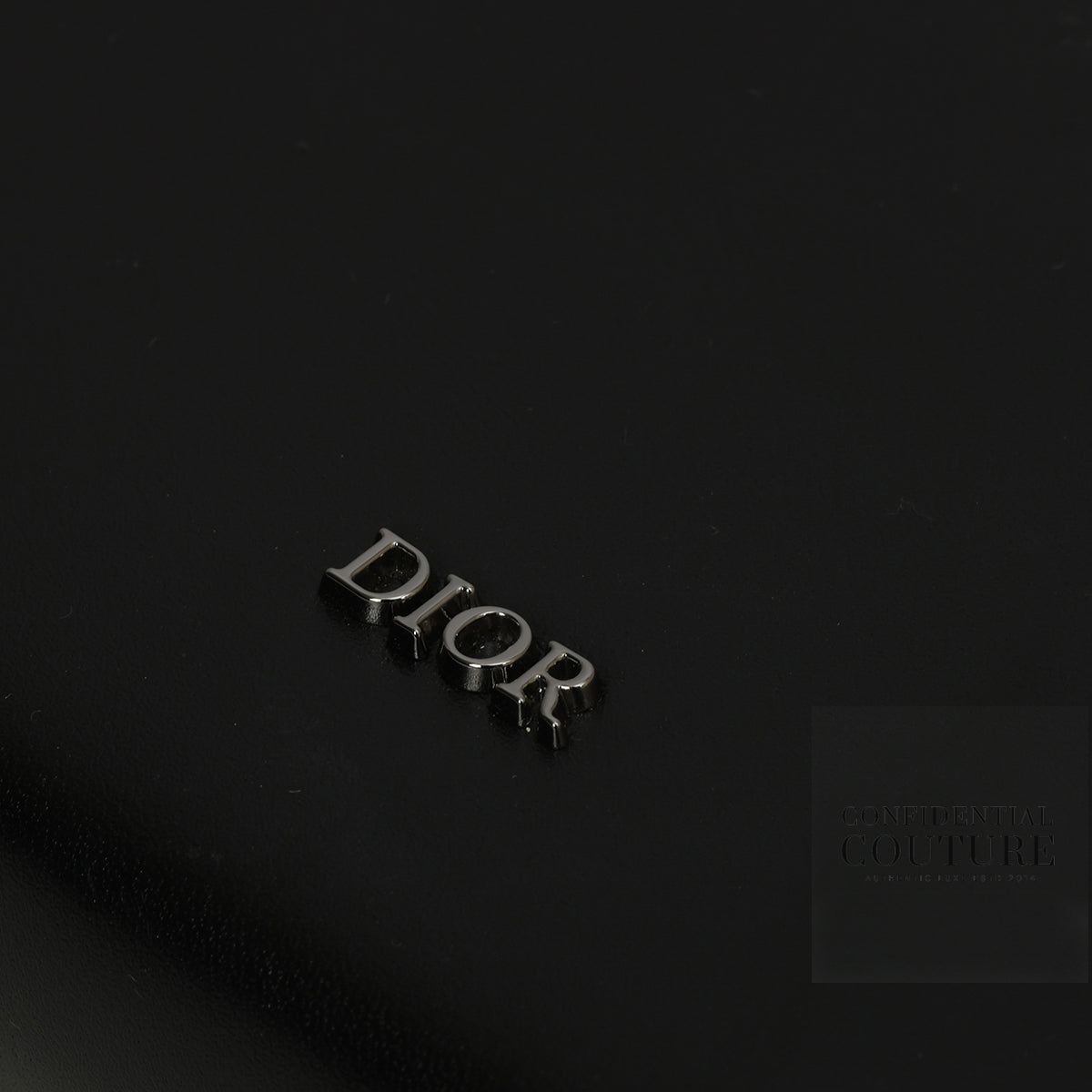 Black Vertical Leather Wallet on Strap