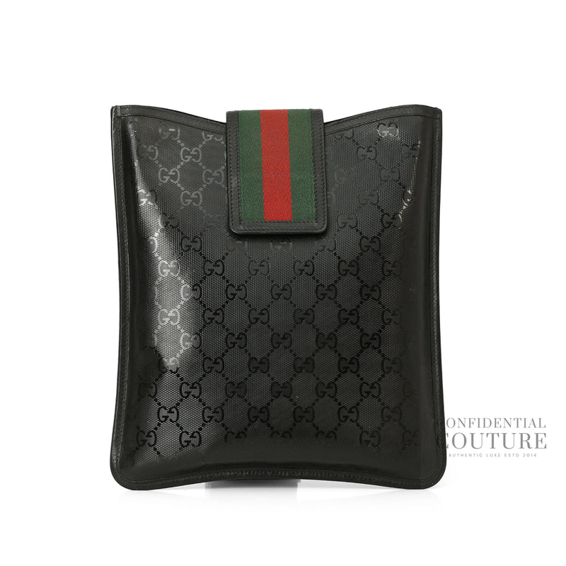 Gucci Fiat 500 GG Black Monogram Imprime iPad Case