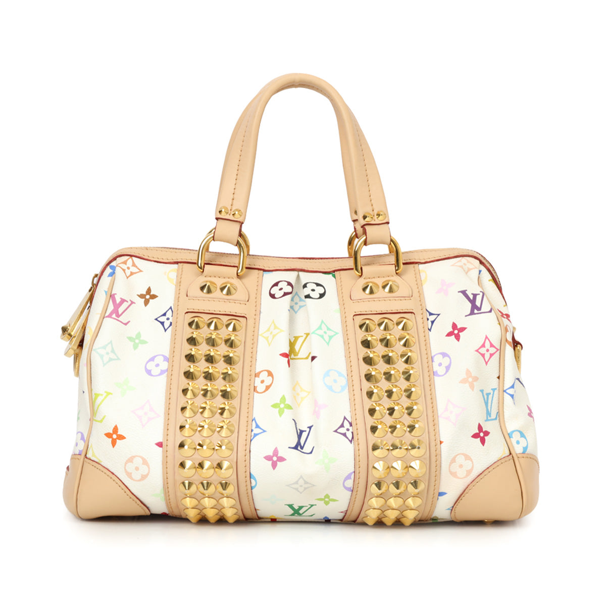 White Monogram Multicolore Courtney MM Bag