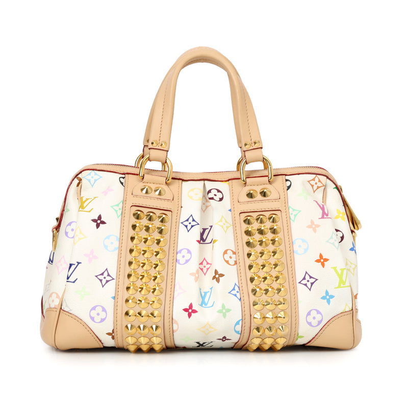 White Monogram Multicolore Courtney MM Bag