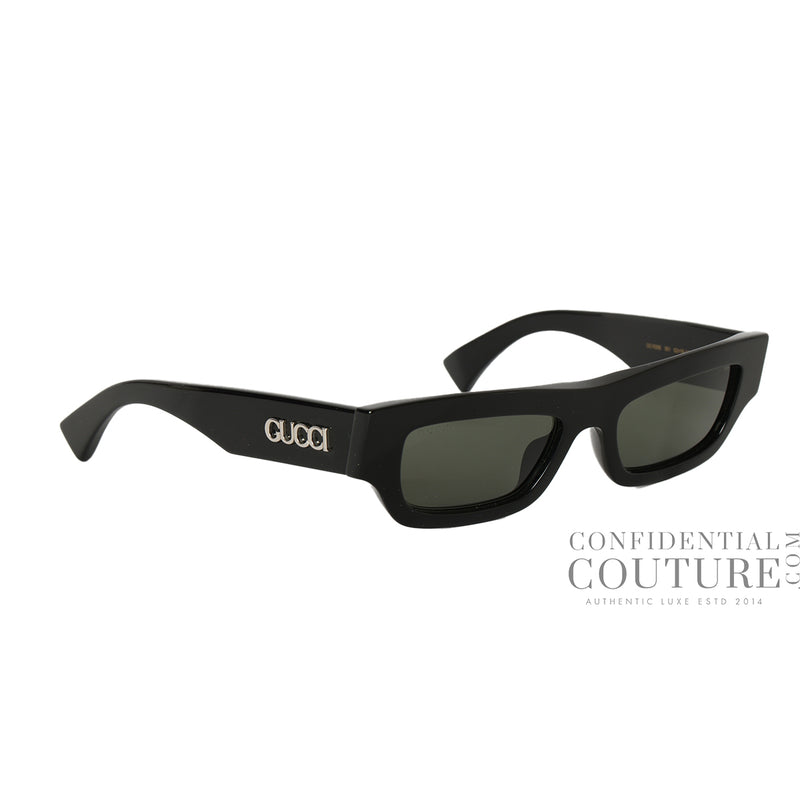 Women Gucci Black Rectangular Frame GG1839S Sunglasses