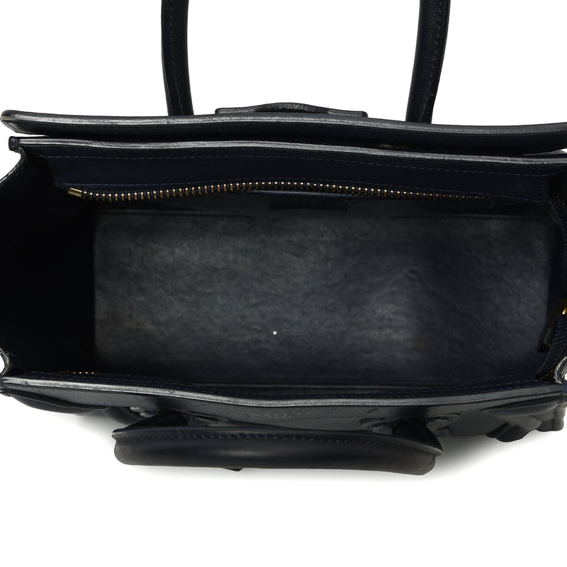 Celine nano luggage tote in smooth calfskin price