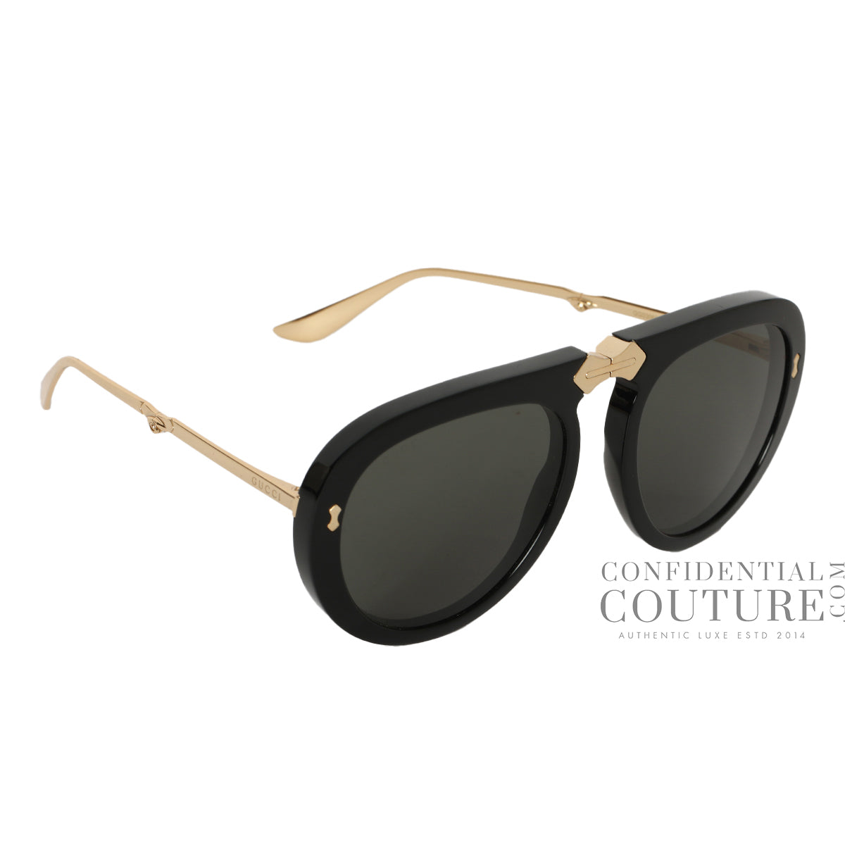 GG0306S Black Foldable Sunglasses