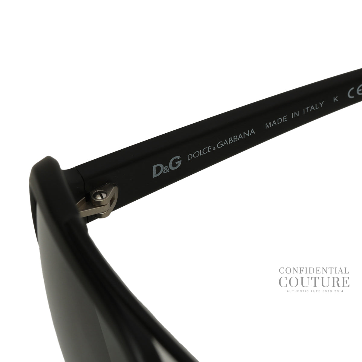 Black D&G 8092 Aviator Sunglasses