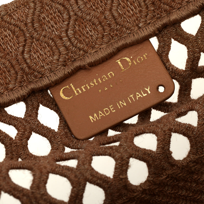 Christian dior mesh tote bag black