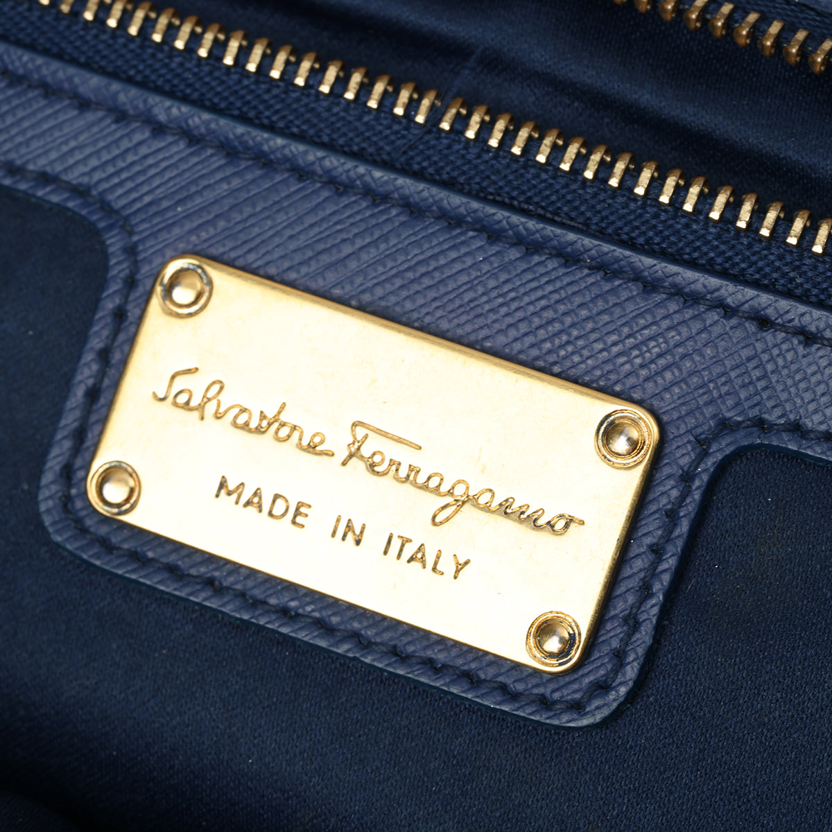 Blue Vara Bow Shoulder Bag