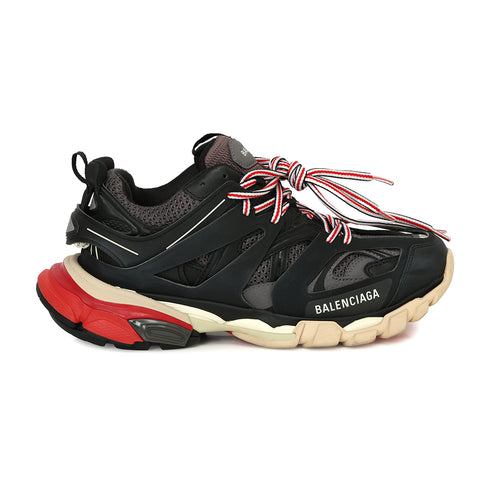 Track Black / Red Grey Mesh UK 6