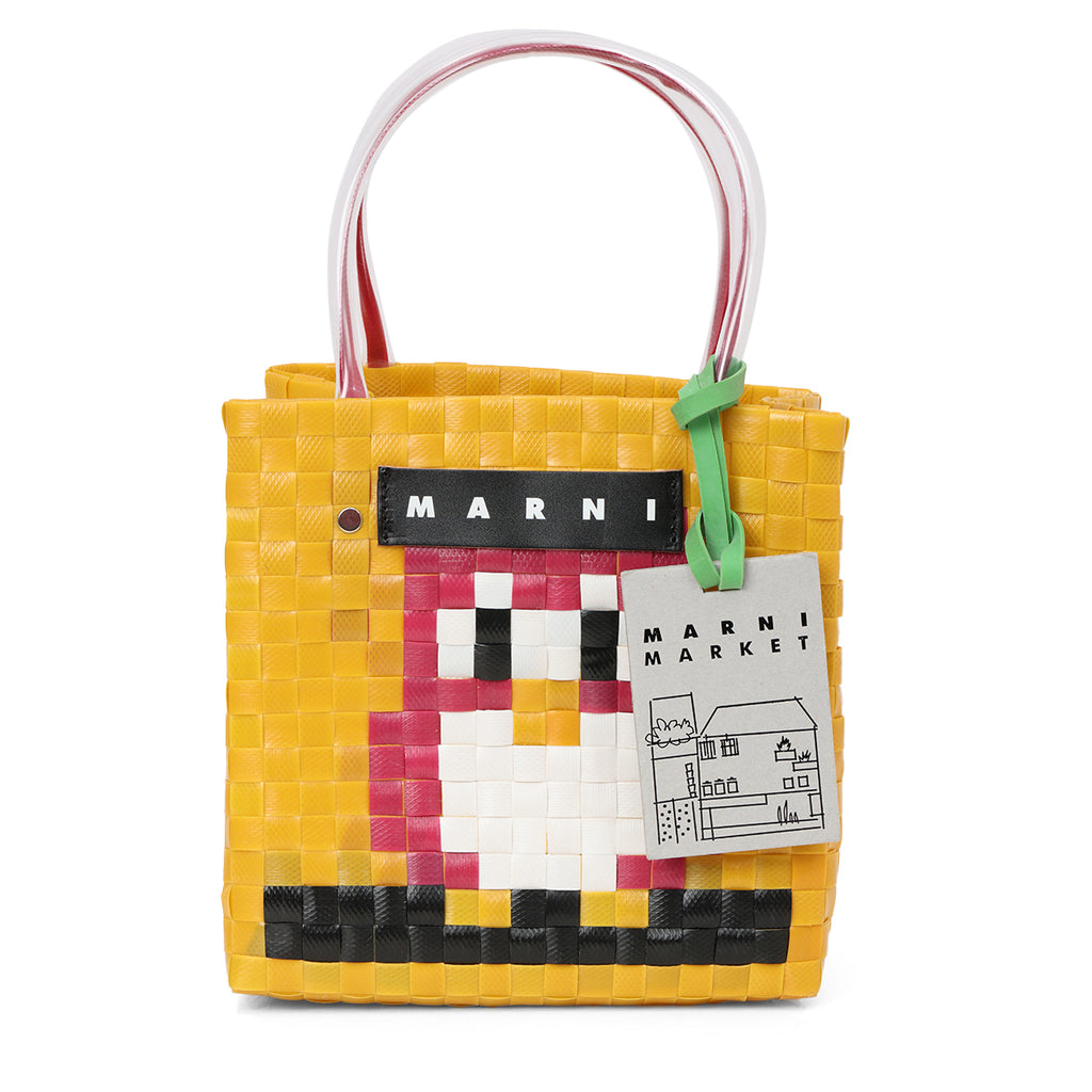 Shop Pre-Loved Marni Market Multicolour Animal Basket Bag with