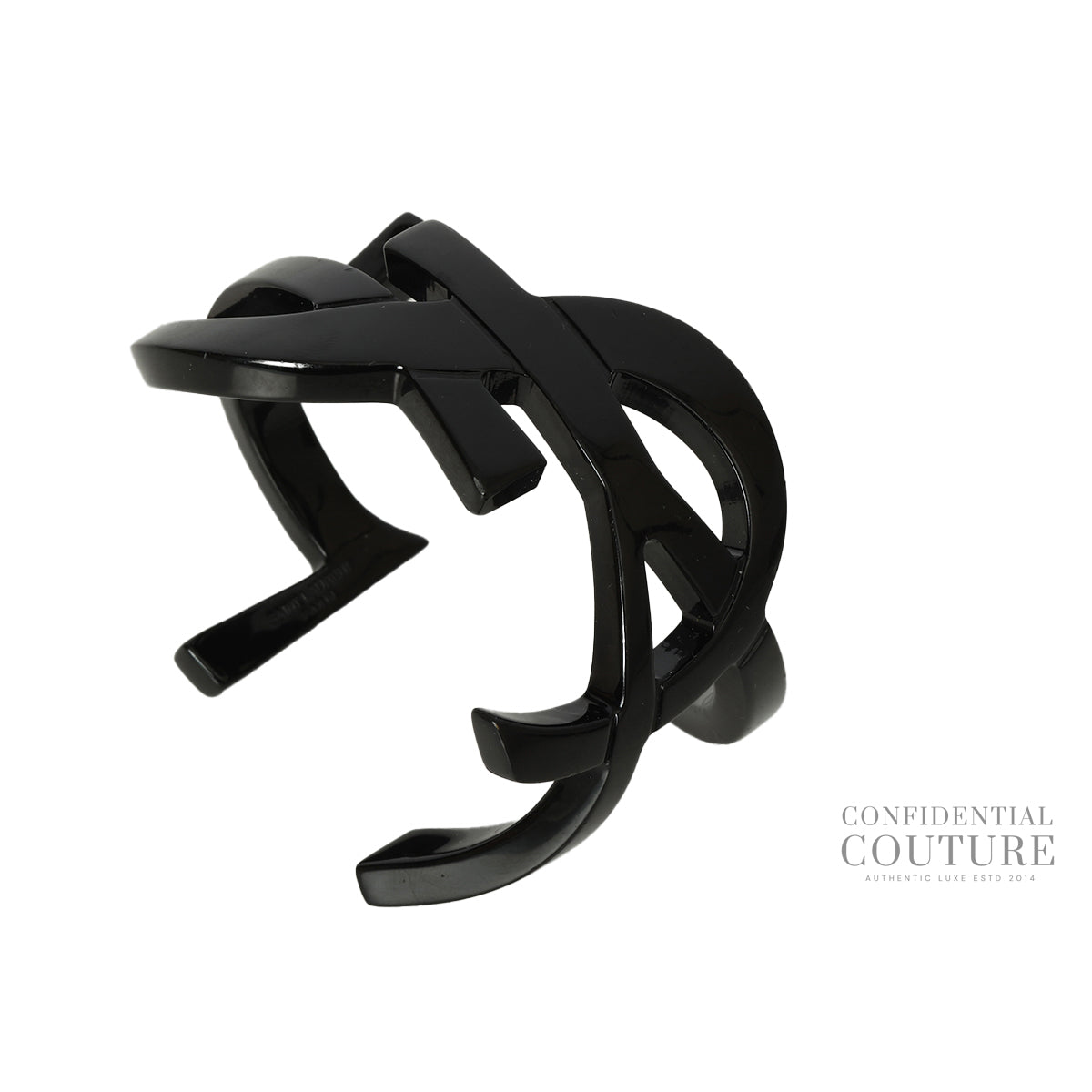 Black Opyum Twist Cuff Bracelet