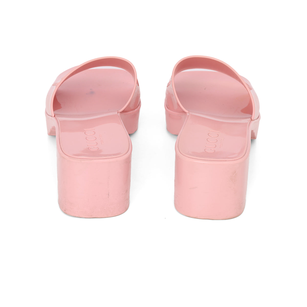 Pink Rubber Logo Platform