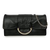 Black Demilune Wallet On Chain Bag