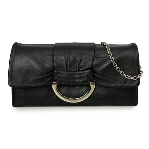 Black Demilune Wallet On Chain Bag