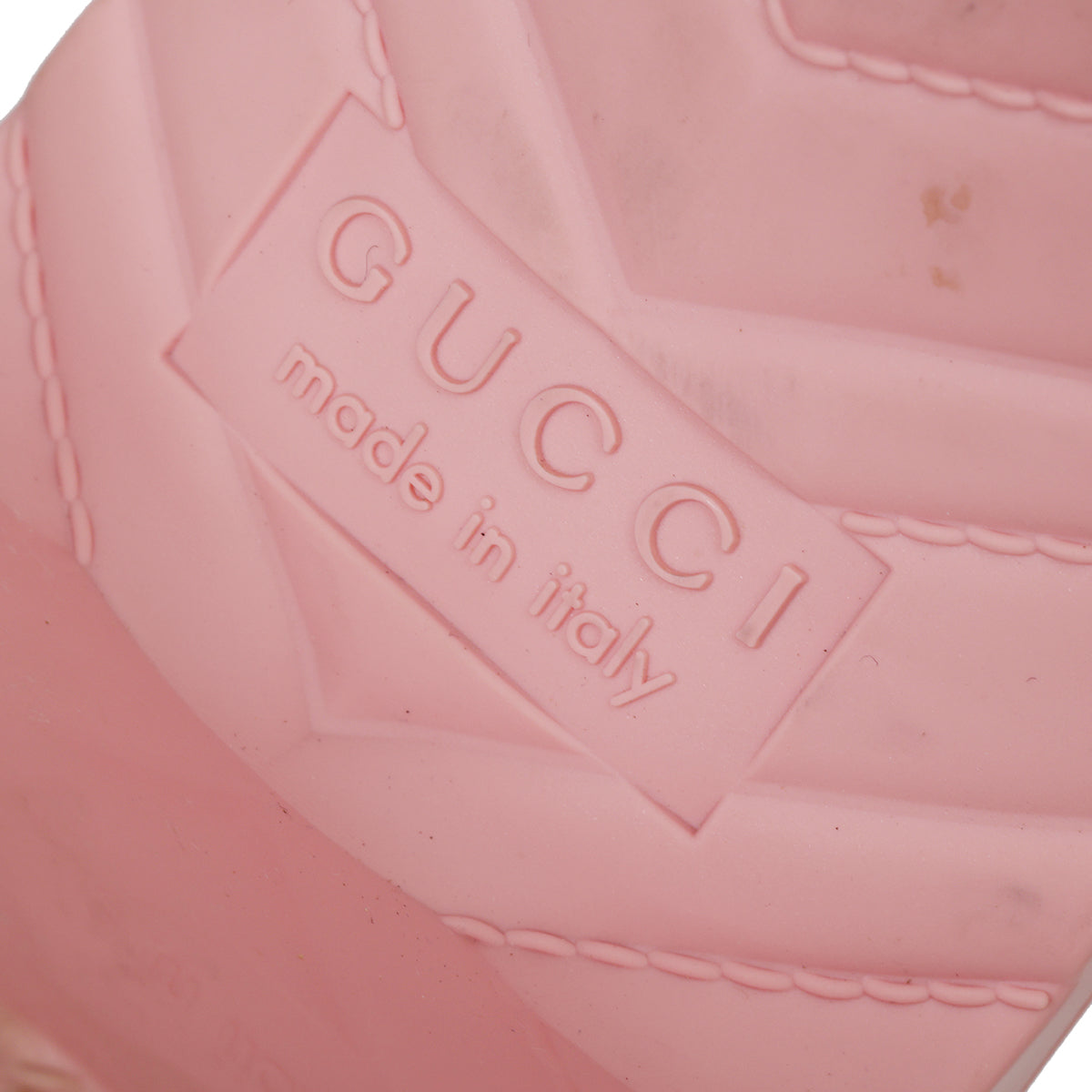 Pink Rubber Logo Platform