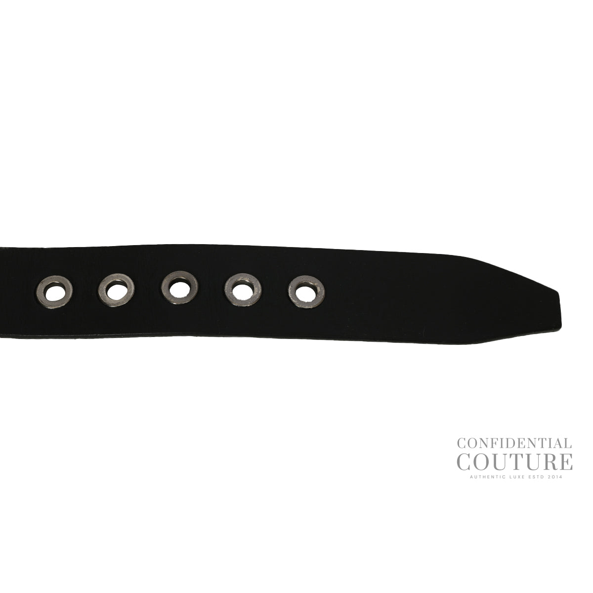 Black Leather Belt- 100 CM