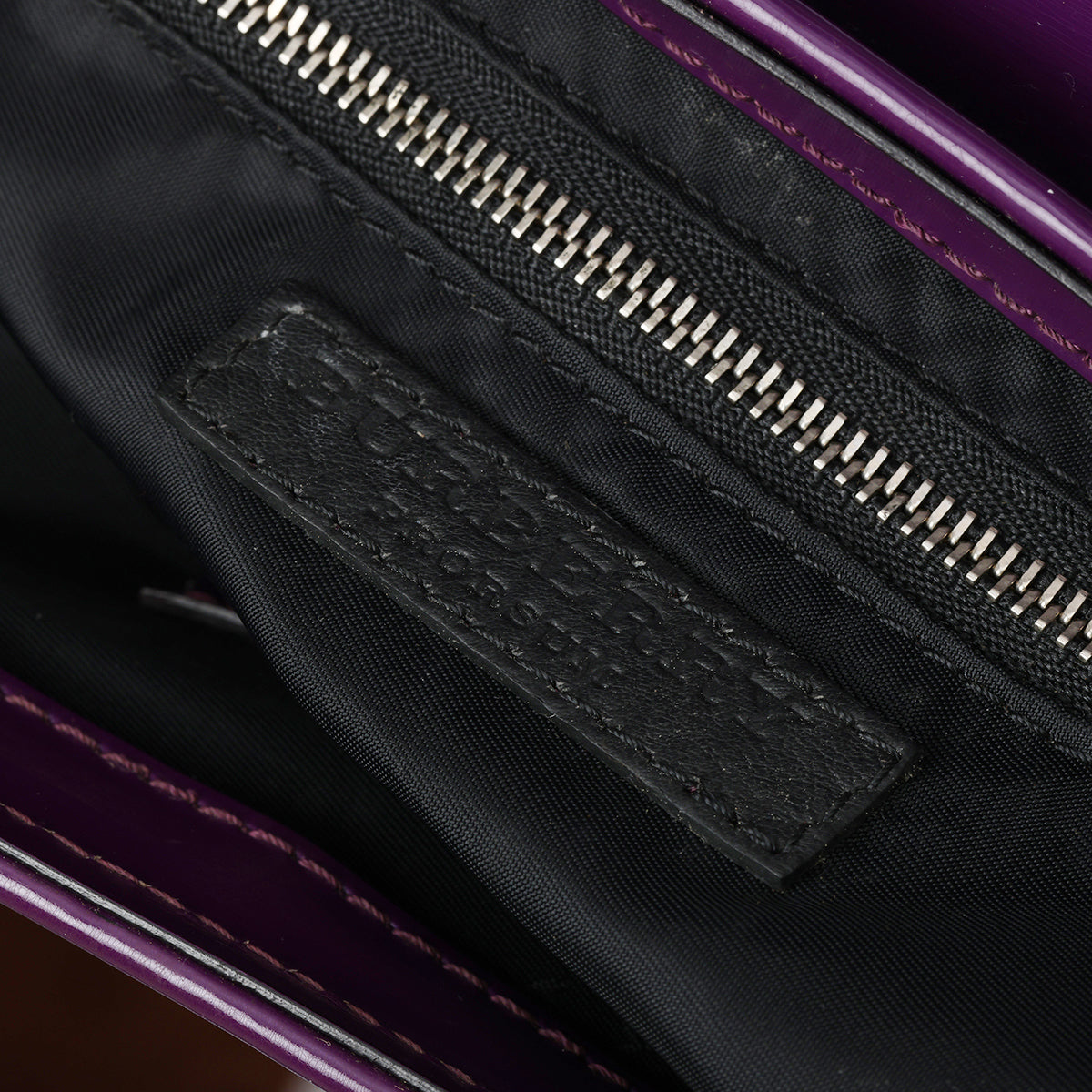 Purple Patent Leather Lilford Shoulder Bag