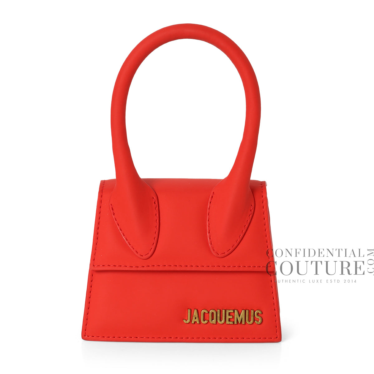 The Chiquito Red Signature Leather Mini Top Handle Bag